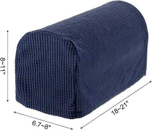 uxcell Stretch Armrest Covers Armchair Anti-Slip for Chairs Sofas Couch Arm Covers Recliner Sofa Navy Blue 2 Pcs in Saudi Arabia