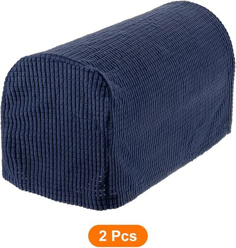 uxcell Stretch Armrest Covers Armchair Anti-Slip for Chairs Sofas Couch Arm Covers Recliner Sofa Navy Blue 2 Pcs in Saudi Arabia