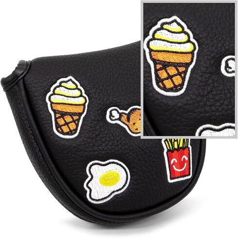 بارودان جولف مطرقة غطاء مضرب غطاء الرأس المغناطيسي أغطية رأس الجولف أغطية الرأس معدات الحماية للنادي تناسب سكوتي كاميرون أوديسي كرتين، أوديسي ستروك لاب سلسلة مضارب الجولف (2.هامبرغر) in Kuwait