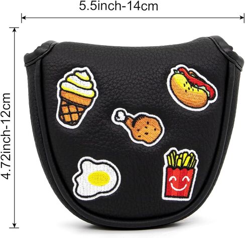 بارودان جولف مطرقة غطاء مضرب غطاء الرأس المغناطيسي أغطية رأس الجولف أغطية الرأس معدات الحماية للنادي تناسب سكوتي كاميرون أوديسي كرتين، أوديسي ستروك لاب سلسلة مضارب الجولف (2.هامبرغر) in Kuwait