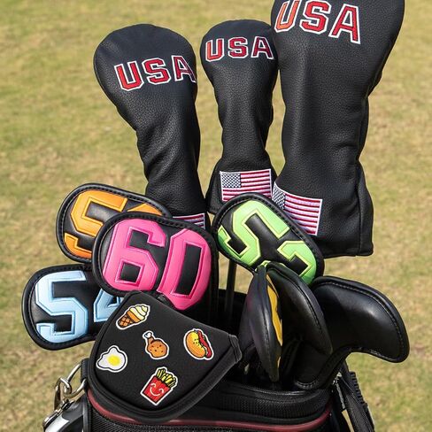 بارودان جولف مطرقة غطاء مضرب غطاء الرأس المغناطيسي أغطية رأس الجولف أغطية الرأس معدات الحماية للنادي تناسب سكوتي كاميرون أوديسي كرتين، أوديسي ستروك لاب سلسلة مضارب الجولف (2.هامبرغر) in Kuwait