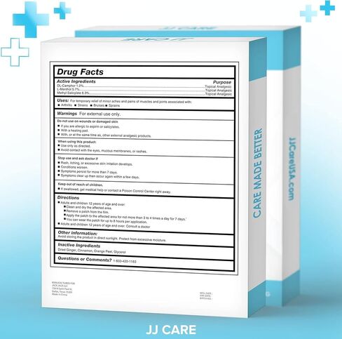 JJ CARE Knee Patches - 28 Pcs Knee Patches for Pain Relief Extra Strength - 5.5" x 3.9" Pain Relief Patch for Knee, Knee Pain Relief Patch for Arthritis, Inflammation, Sciatica, Muscle & Joint in Saudi Arabia