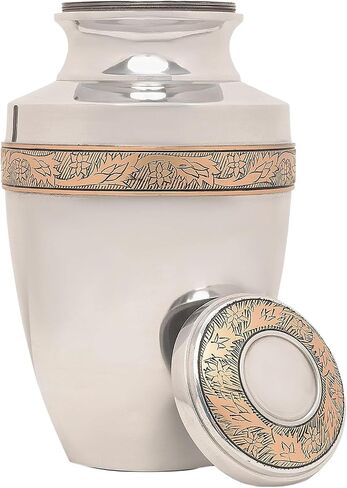 Eternal Harmony Cremation Urns for Human Ashes Adult Female & Male - Elegant Cremation Urns for Burial with Velvet Bag, Handcrafted Funeral Urns for Adult Ashes Men & Women - Green, Large in Saudi Arabia