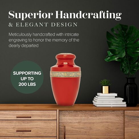 Eternal Harmony Cremation Urns for Human Ashes Adult Female & Male - Elegant Cremation Urns for Burial with Velvet Bag, Handcrafted Funeral Urns for Adult Ashes Men & Women - Green, Large in Saudi Arabia