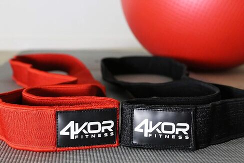 حزام حلقة المقاومة، مقاس 101.6 سم × 5.08 سم، مصنوع من نسيج مريح، مثالي للعلاج الطبيعي واليوجا وبناء الغنائم in Kuwait