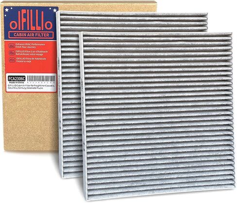 Cabin Air Filter for Freightliner M2 106 112, 108SD 122SD 114SD Trucks Select Models, ABP N10g 36000006, AF26427, PA5359, 49082, P614547, PA10188 Spongy Electrostatic Fiber Filter 2pcs in Kuwait