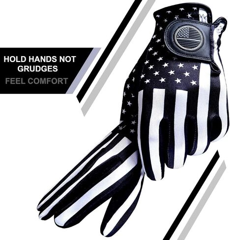 USA Flag Golf Gloves with Perfect Grip for Men and Women,Golf Glove American Flag Left Hand-Golf Glove Men Left Hand/Right Hand,Golf Glove Women Left/Right in Saudi Arabia