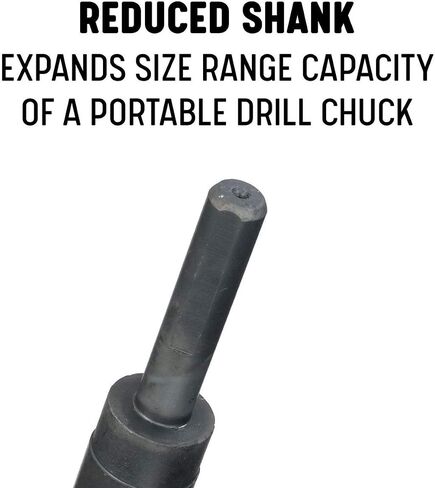 L-A 1" HSS Drill Bit, ½" Reduced Shank High Speed Steel Twist Drill Bit, 25mm Cutting Dia 12mm Shank 155mm Length (25mm) in Saudi Arabia