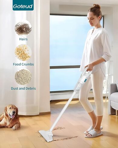 Cordless Vacuum Cleaner, Wireless Vacuum Cleaners for Home, Anti-Tangle Brush, Lightweight Vacuum for Pet Hair/Hardwood Floor/Carpet in Saudi Arabia