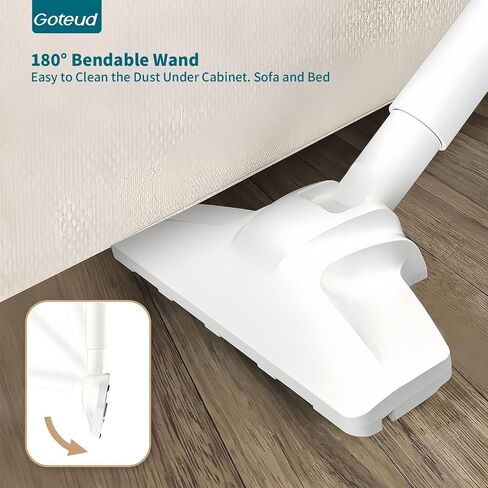 Cordless Vacuum Cleaner, Wireless Vacuum Cleaners for Home, Anti-Tangle Brush, Lightweight Vacuum for Pet Hair/Hardwood Floor/Carpet in Saudi Arabia
