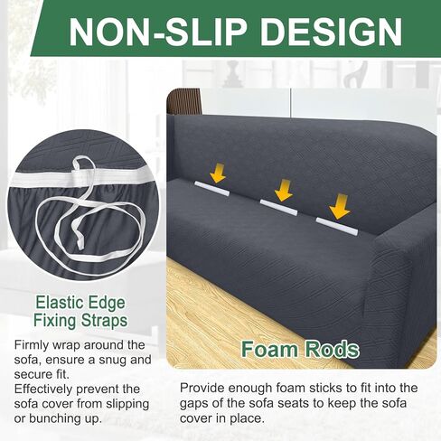 أغطية أريكة زاوية للأريكة المقطعية على شكل حرف L غطاء أريكة عالي التمدد ناعم على شكل حرف U غطاء منزلق للأريكة قطعة واحدة من أغطية الأريكة لحماية الأثاث للحيوانات الأليفة والقطط والكلاب (أزرق الدنيم، كبير) in Kuwait