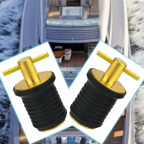 قارب التوصيل T-مقبض استنزاف المكونات قارب استنزاف المقابس المطاط المقابس مع مقبض النحاس قارب الملحقات البحرية النحاس مطلي T-مقبض المكونات المطاط استنزاف المكونات لأقفال المصارف قطرها 1 بوصة in Kuwait