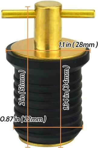 قارب التوصيل T-مقبض استنزاف المكونات قارب استنزاف المقابس المطاط المقابس مع مقبض النحاس قارب الملحقات البحرية النحاس مطلي T-مقبض المكونات المطاط استنزاف المكونات لأقفال المصارف قطرها 1 بوصة in Kuwait