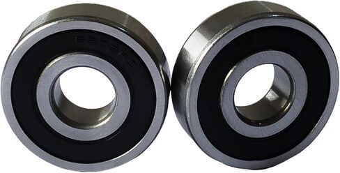 6303-2RSbearing Steel Double Rubber Seal Bearings 17x47x14mm, Pre-Lubricated and Stable Performance and Cost Effective, Deep Groove Ball Bearings(2 Pcs) in Kuwait