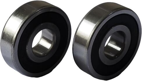 6303-2RSbearing Steel Double Rubber Seal Bearings 17x47x14mm, Pre-Lubricated and Stable Performance and Cost Effective, Deep Groove Ball Bearings(2 Pcs) in Kuwait