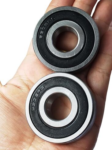 6303-2RSbearing Steel Double Rubber Seal Bearings 17x47x14mm, Pre-Lubricated and Stable Performance and Cost Effective, Deep Groove Ball Bearings(2 Pcs) in Kuwait