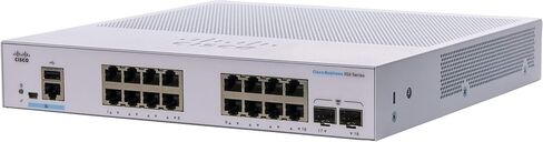 Cisco Catalyst 1300-16P-4X Managed Switch, 16 Port GE, PoE, 4x10GE SFP+, Limited Lifetime Protection (C1300-16P-4X) in Saudi Arabia