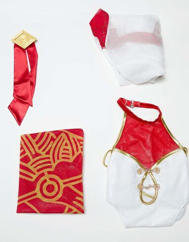 Haikyuu المرأة تأثيري ملابس السباحة شبكة انقطاع قطعة واحدة ثوب السباحة مع الشيفون التستر وتنورة ملفوفة in Kuwait