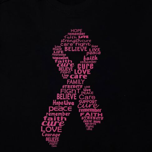 UNIQUEONE Breast Cancer Awareness Sweatshirt Women: Pink Ribbon Sweatshirt Breast Cancer Shirts Cancer Survivor Pullover Tops in Saudi Arabia