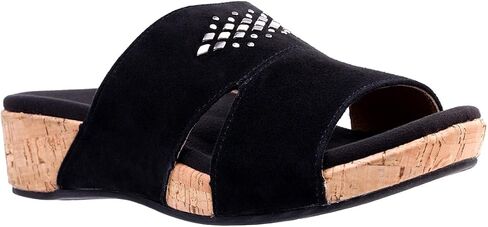 صندل نسائي من Spenco Passport Wedge Slide in Saudi Arabia