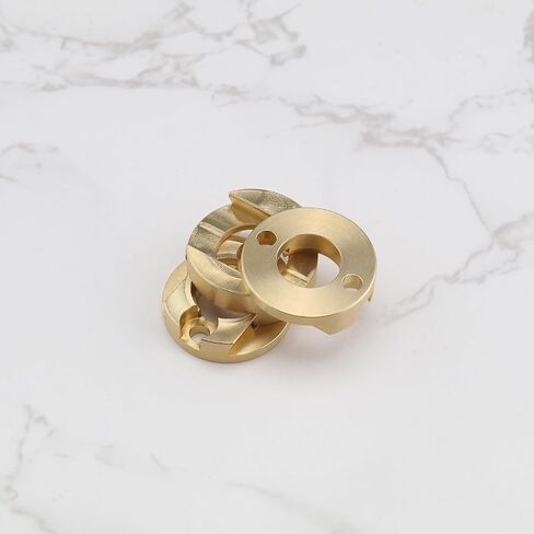 18mm Square Brass Coupling Square Brass Coupler 3D Printer Coupling Parts T8 Z Axis Coupling Compatible with Creality CR10 CR10S Pro 3D Printers in Saudi Arabia