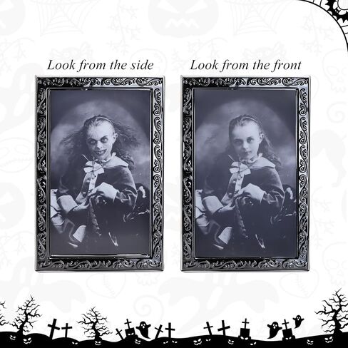 Dohia Halloween Decorations 3D Changing Face Horror Pictures D2-KBXP (D) in Saudi Arabia
