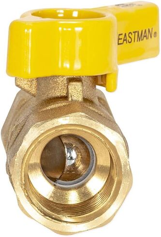 Eastman 1 Inch FIP Straight Gas Ball Valve with 1/4-Turn Handle, Brass Plumbing Fitting, 60013 in Saudi Arabia