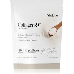 Shaklee - Collagen-9™: Collagen Supplement 10g/Serving with Essential Amino Acids, Biotin, and Vitamin C - Supports Skin, Hair, Nails & Joints - Mix Easily in Shakes, Smoothies & Coffee - 40 Servings