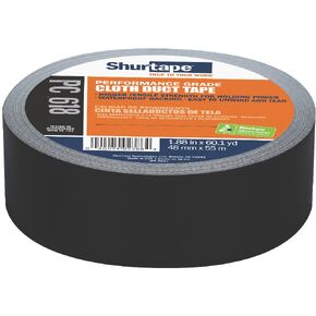 Shurtape PC 618 Performance Grade, Colored Cloth Duct Tape, Excellent Holding Power, 72mm x 55m, Beige, 1 Roll (207706)