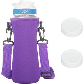 22 oz Water Bottle Sleeve with 2Pcs Lids,Neoprene Insulated Water Bottle Case Cover Holder Carrier with Shoulder Strap for Cirkul Water Bottle in Saudi Arabia