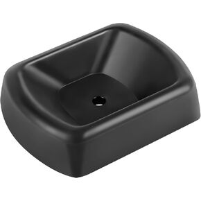 Jack Wheel Chock, Trailer Wheel Chock Rubber Jack Caster Wheel Dock, 6" Single RV Jack Block Stabilizer Wheel Stopper for RV Boat Caravans and Trailers