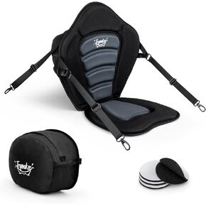 Kayak Seat, Universal Kayak Seats with Back Support for Sit on Top, Adjustable Paddle Board Seat Sup Seat for Inflatable