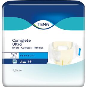 TENA Complete Ultra Adult Incontinence Brief XL Moderate Absorbency 67342, 72 Ct