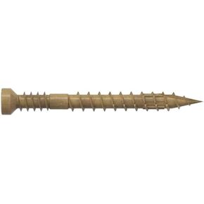 Simpson Strong-Tie FT07112R100 - #7 x 1-1/2" T-10 Tan Finish Trim Screw 100ct