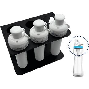 Sip Flavor Cartridge Holder for Cirkul,Suitable for Cirkul Flavor Organizer storage rack, Cirkul cup filter holder accessories,Holding 6 Cartridges（black）