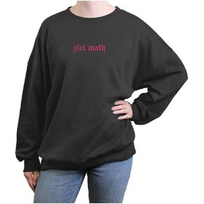 Fifth Sun Women's Girl Math Gothic Juniors' Oversized Fleece