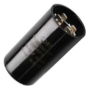 Seentech 124-149 uf/MFD 165 VAC ±20% CD60 Round Motor Start Capacitor 50/60 Hz AC Electric Motor Universal Fit for AC Motor Run or Fan Start and Cool or Heat Pump Air Conditioner