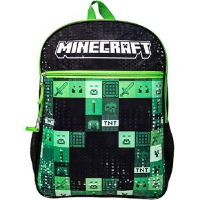 Minecraft Men's Casual, Green, One Size