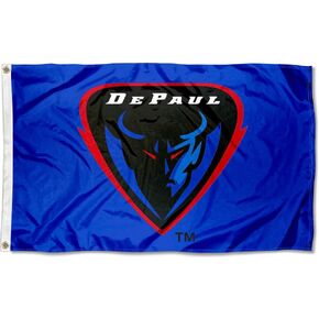 College Flags & Banners Co. DePaul Blue Demons Flag Large 3x5