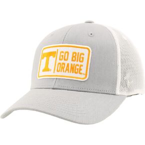ZHATS Standard NCAA Officially Licensed Snapback Hat Big Rig Patch Gray White Defer, Grey, One Size