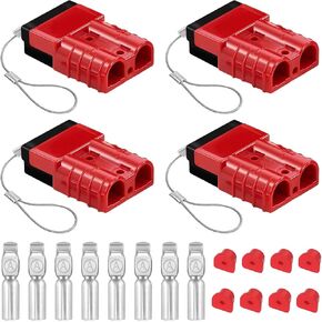 smseace 2pack 175amp بطارية التوصيل السريع المقابس والموصلات 1/0-4 قياس البطارية قطع الاتصال السريع للونش، مقطورة ومحرك التصيد 12-36 فولت سحب ونش أنظمة الاتصال السريع