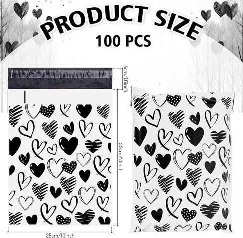 100 قطعة من أكياس البريدية المصنوعة من البوليستر الأزرق مقاس 10 × 13 بوصة على شكل زهرة خط فني أكياس تغليف ذاتية الغلق أكياس مغلف بريدية لملابس الأعمال الصغيرة هدية in Kuwait