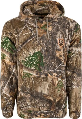 Drake Waterfowl Men's Midweight Storm Front Hunting Camouflage Pattern Warm 4-Way Stretch Fleece Hoodie with Agion Active XL in Saudi Arabia