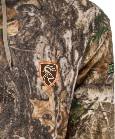 Drake Waterfowl Men's Midweight Storm Front Hunting Camouflage Pattern Warm 4-Way Stretch Fleece Hoodie with Agion Active XL in Saudi Arabia