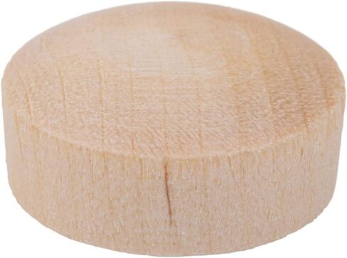 سدادات ثقب المسمار ذات الرأس الدائري من خشب البتولا | قطر 3/4 بوصة | عبوة من 50 قطعة تقريبًا | UA-111-BW in Kuwait