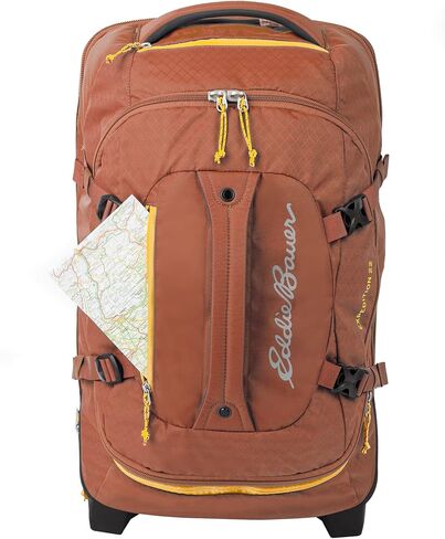 حقيبة Eddie Bauer Expedition Duffel 2.0 مصنوعة من البولي كربونات المتين والنايلون، Storm، 34L in Kuwait