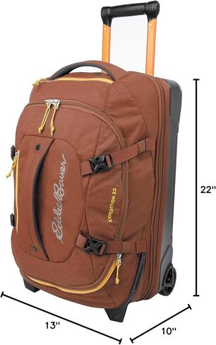حقيبة Eddie Bauer Expedition Duffel 2.0 مصنوعة من البولي كربونات المتين والنايلون، Storm، 34L in Kuwait