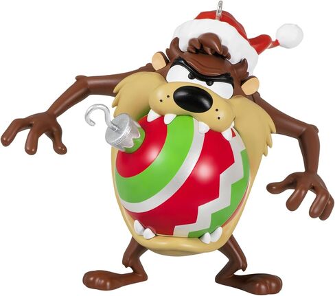 Hallmark Keepsake Christmas Ornament 2024, Looney Tunes Taz More Than He Can Chew, Cartoon Gifts in Saudi Arabia