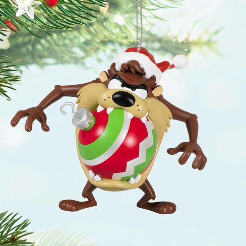 Hallmark Keepsake Christmas Ornament 2024, Looney Tunes Taz More Than He Can Chew, Cartoon Gifts in Saudi Arabia
