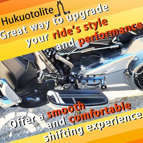 Heel Toe Shift Pegs, Aluminum Front and Rear Levers w/Shifter Pegs for Harley 1986-2017 FL Softail,1988-2023 Touring Road King Road Glide Street Glide Electra Glide and 2008-2023 Trike in Kuwait